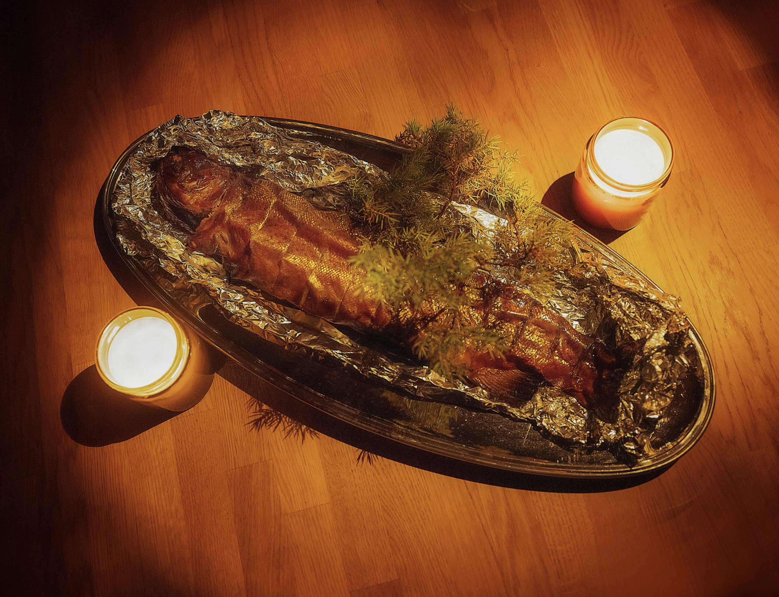 saumon fumé à chaud