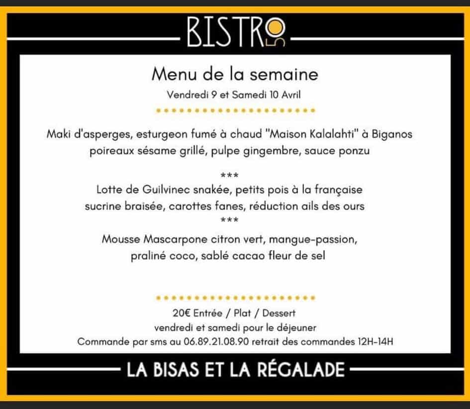 Esturgeon fumé au menu du Bistro'50