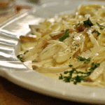 Pâtes d'esturgeon fumé