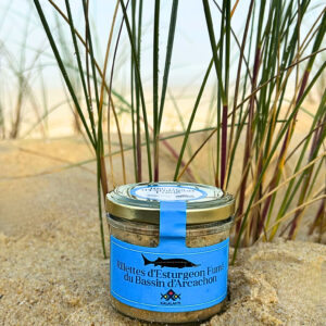 rillettes d'esturgeon fumé sur la dune