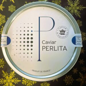 Boîte de caviar de la marque Perlita en 30g