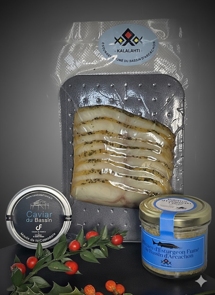 Composition du coffret Excellence Caviar de France