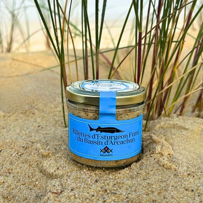 Pot de rillettes d'esturgeon fumé Kalalahti